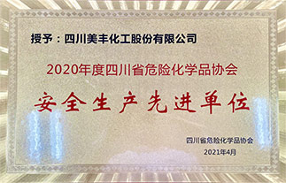 獲省?；穮f(xié)會(huì)“安全生產(chǎn)先進(jìn)單位”稱號(hào)